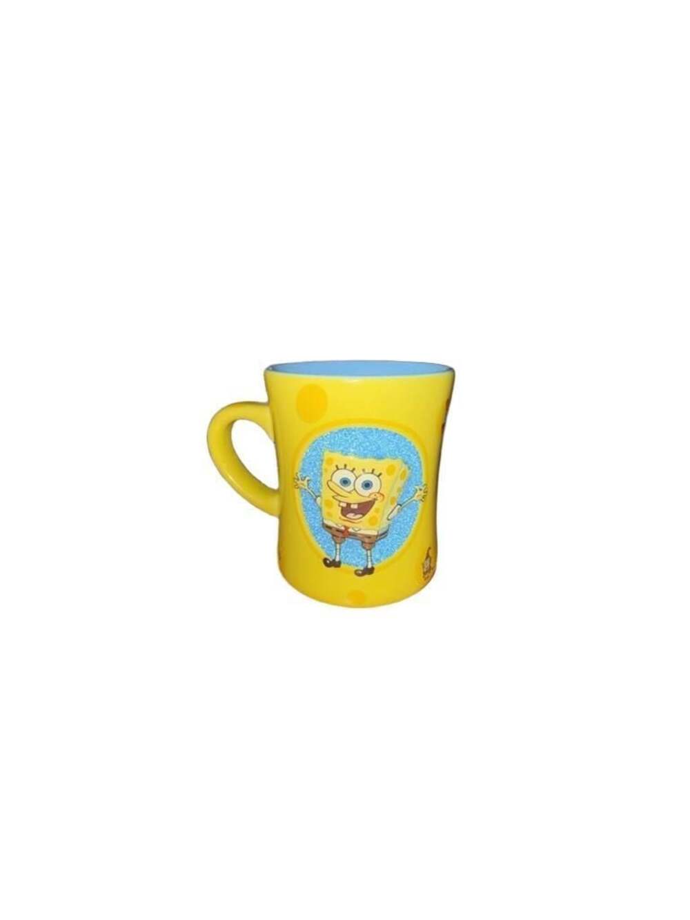 Universal Studios SpongeBob SquarePants 3D Yellow Coffee Mug 2006 Gary Snail